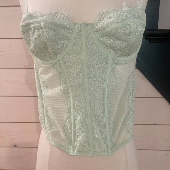 020 Urban Outfitters Out From Under Modern Love Corset Top NWOT Size XLarge - Picture 9 of 11